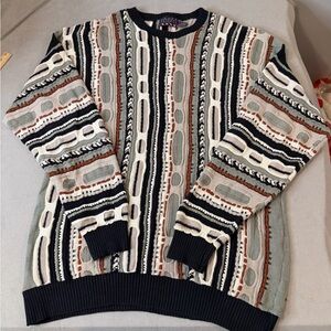 Vintage Men's  Sweater COOGI Style Large Multicolor size XXLT American Priority